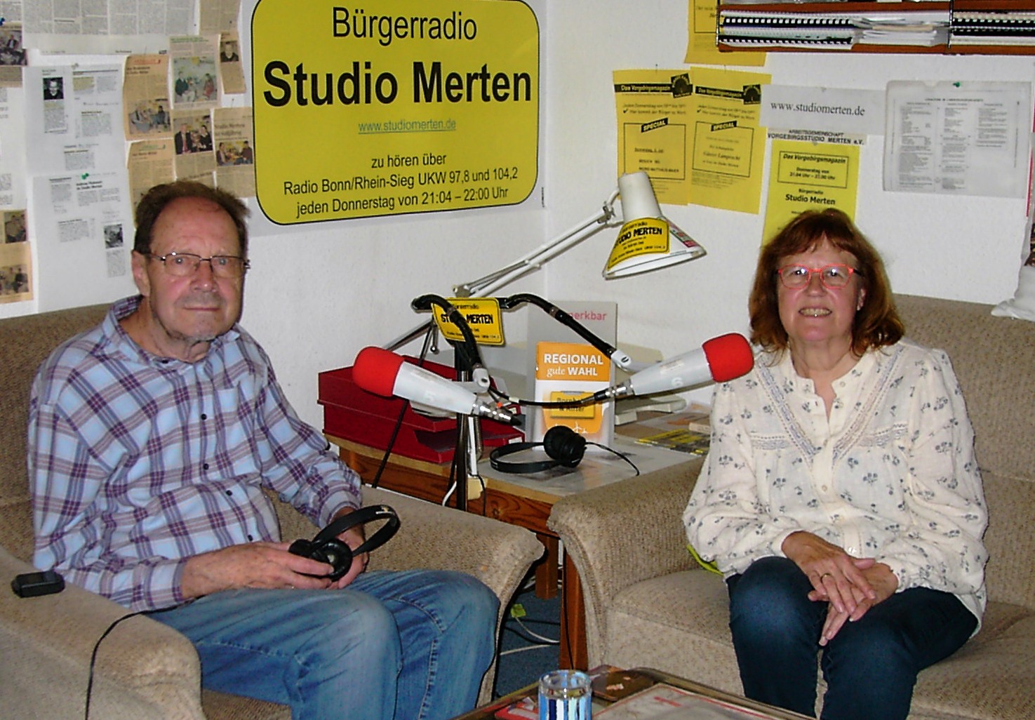 v. l.: Otto Ganser und Elisabeth Schleier